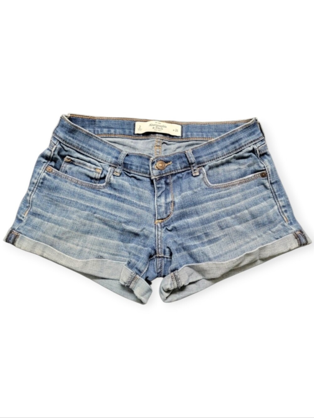 Abercrombie & Fitch Light Blue Jean Shorts